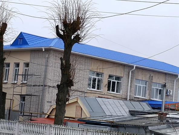 Ремонтные работы центральной библиотеки г. Козловка