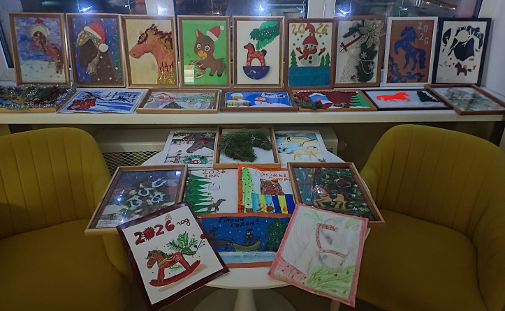 Зимняя сказка в рамке